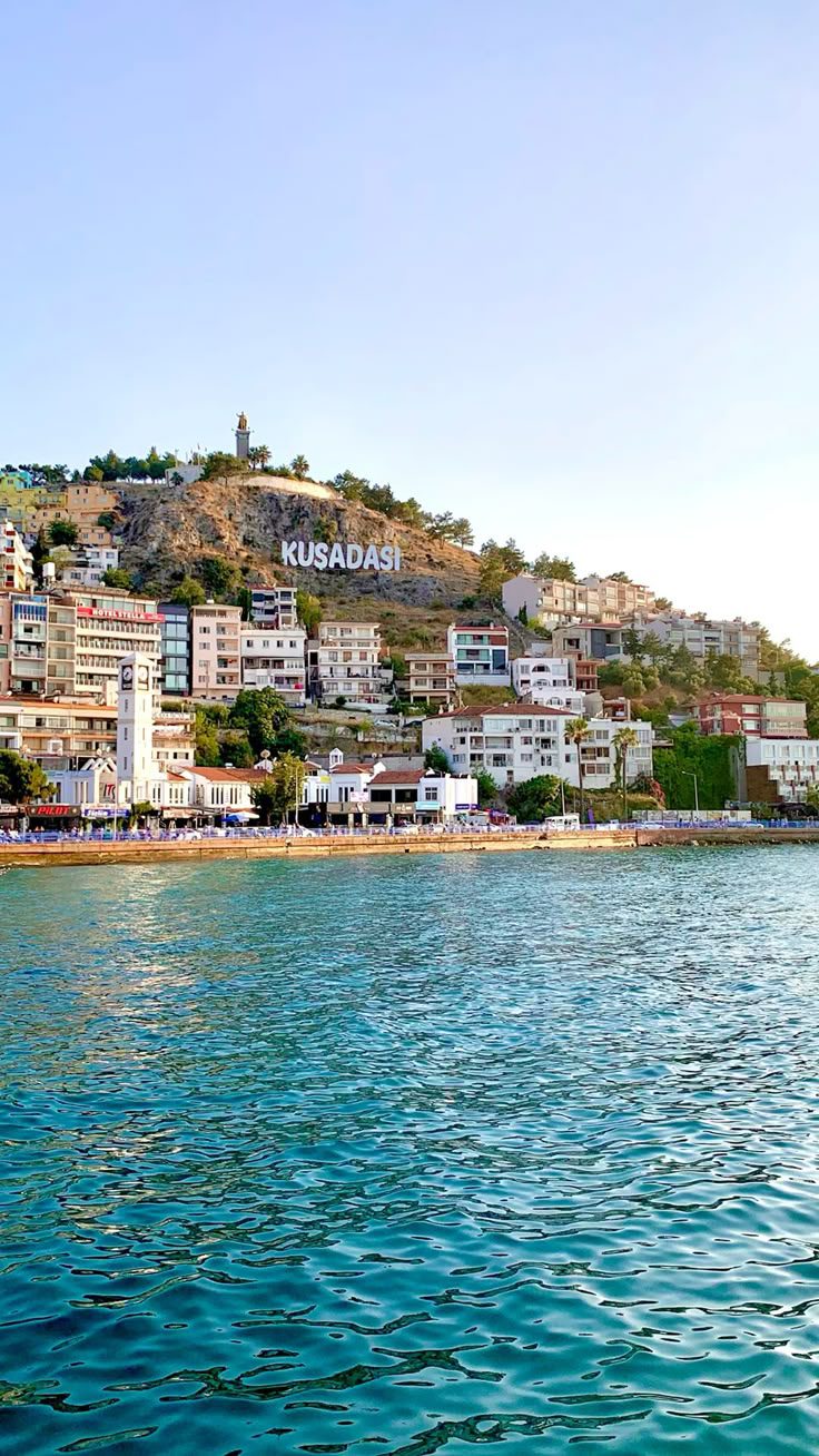 Kusadasi panoramic view for private transfer route